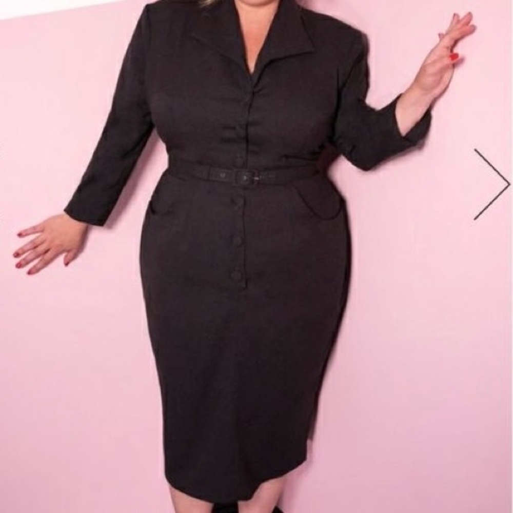 Vixen by Micheline Pitt Secretary Dress 2XL NWT